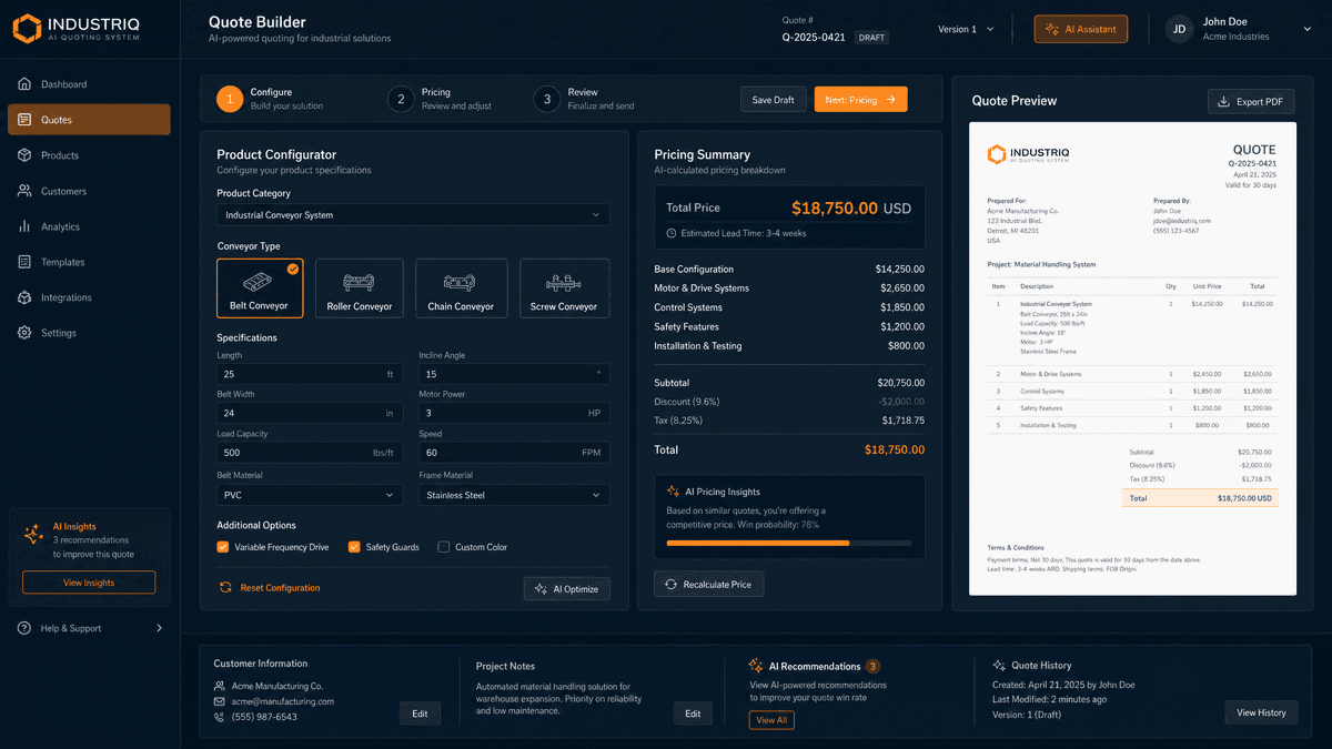 Asset Monitoring & Control Center Interfaces